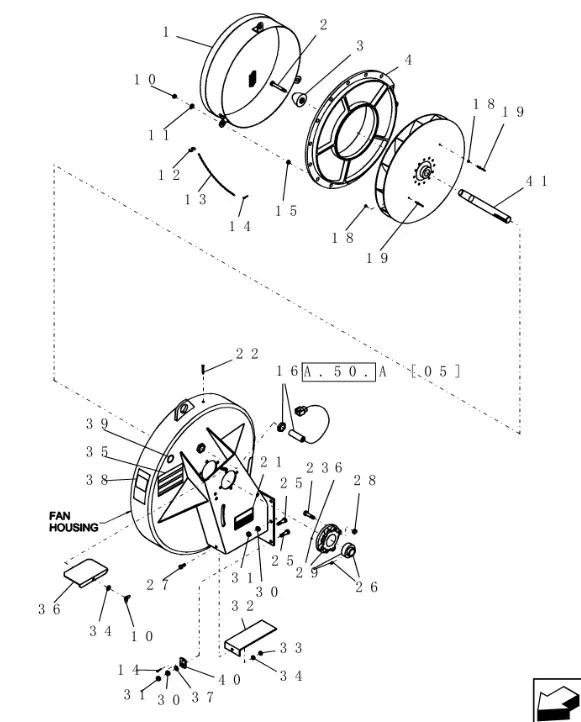 GI-350A - Вентилятор